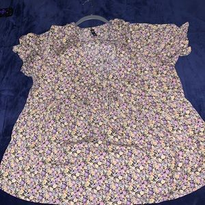 Floral multicolored blouse